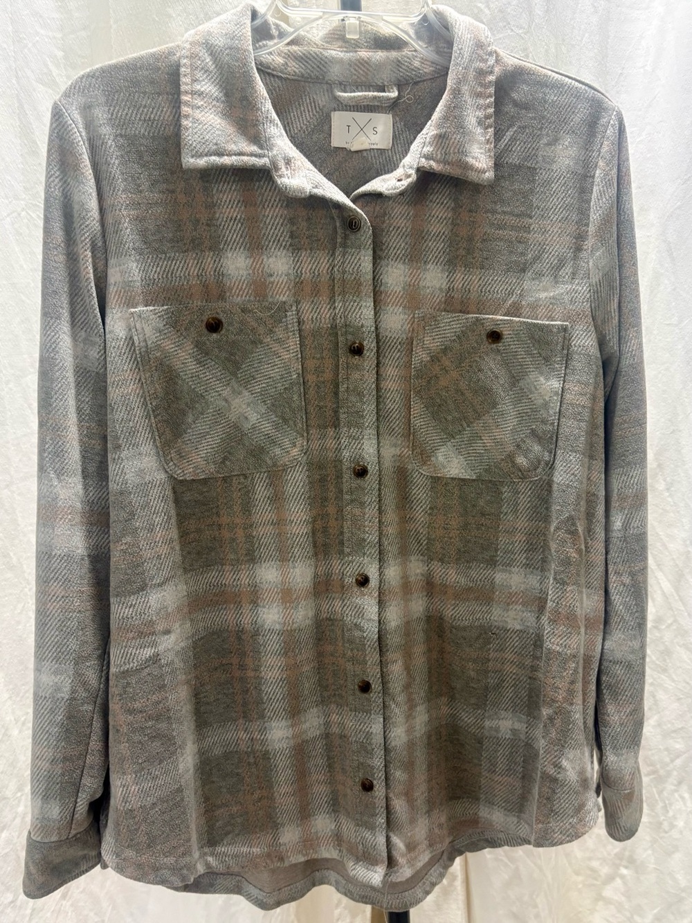 Women's Soft Brushed Plaid Flannel Shirt